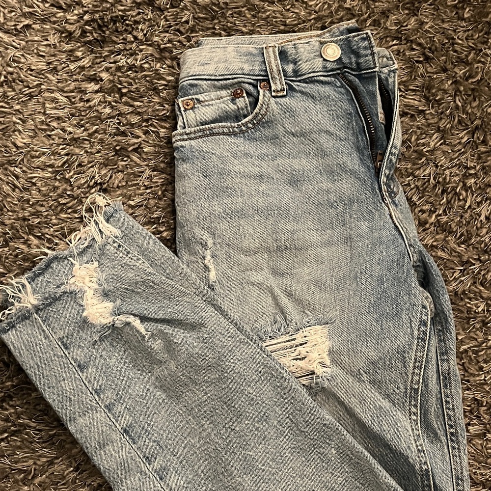 Aeropostale Light Blue Straight Leg Jeans